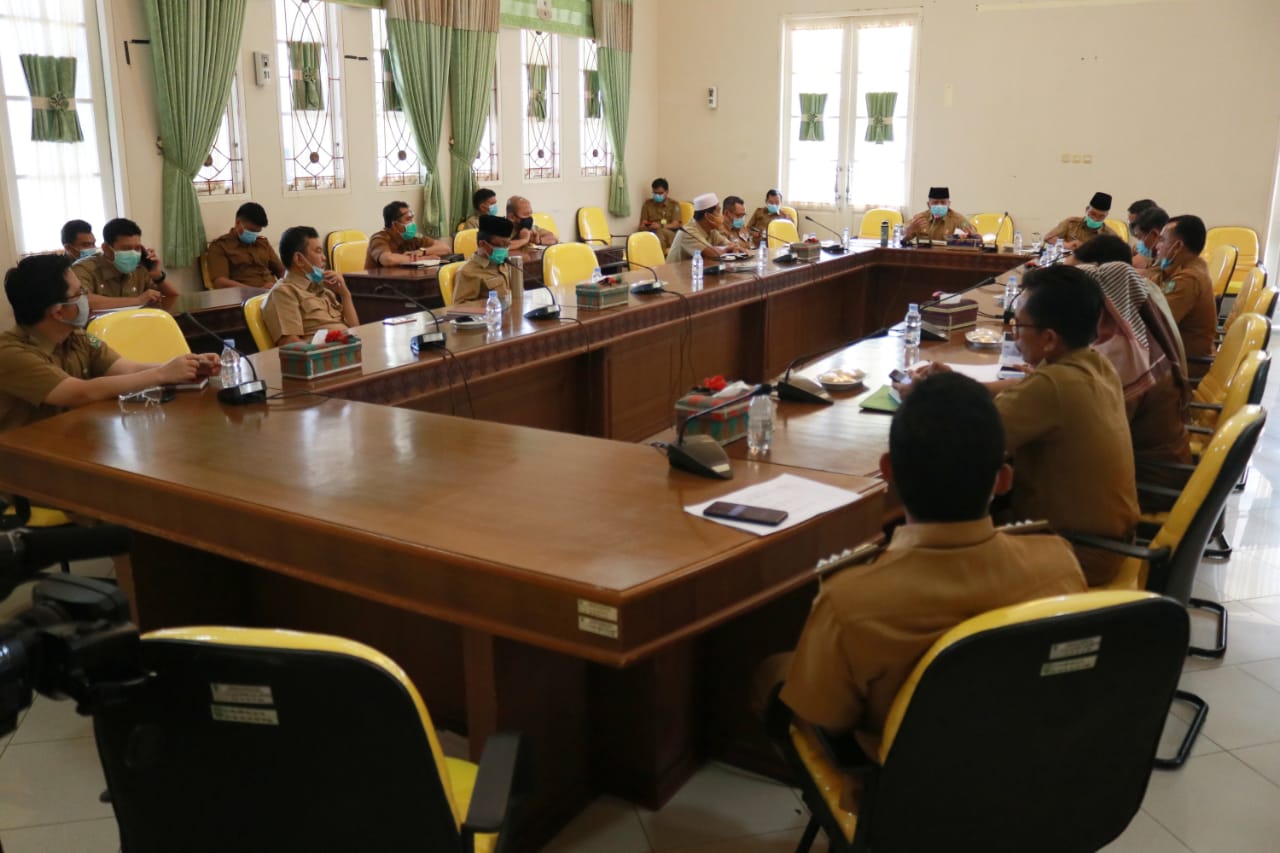 Pantau ODP di Kabupaten Siak, Bupati Alfedri Sebut Sedang Siapkan Aplikasi Berbasis GPS